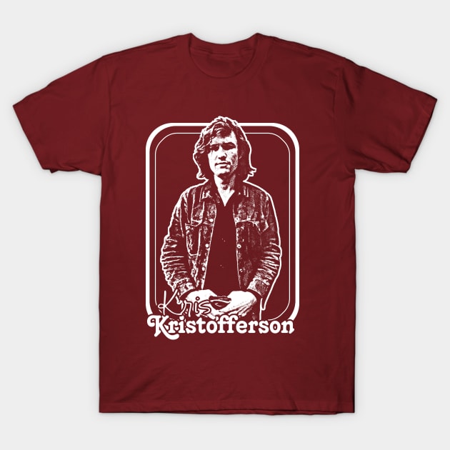 Kris Kristofferson / Original Retro Style Fan Design T-Shirt by DankFutura